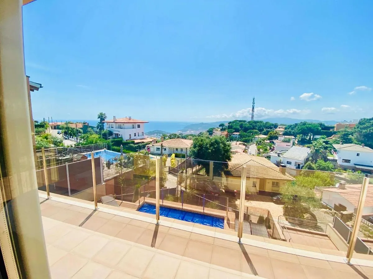 Luxury Villa Investingspain With Sea Views, Pool And Jacuzzi Lloret de Mar Hiszpania